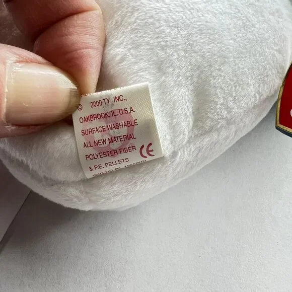 2000 Rare & Retired Ty Beanie Baby Snowgirl The Christmas Snowman 8" - Picture 7 of 12